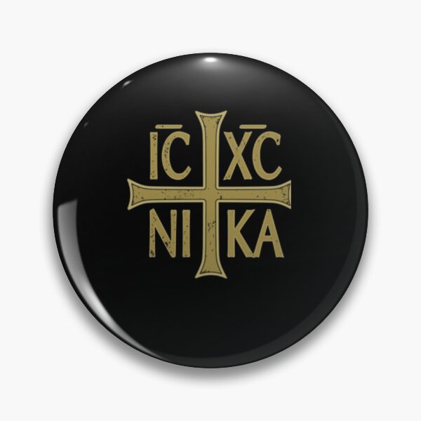 Item preview, IC XC NIKA Cross Orthodox Eastern Christianity Christogram Side Classic   designed and sold by UlisPerez.