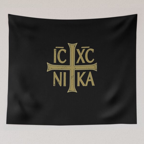 Item preview, IC XC NIKA Cross Orthodox Eastern Christianity Christogram Side Classic   designed and sold by UlisPerez.