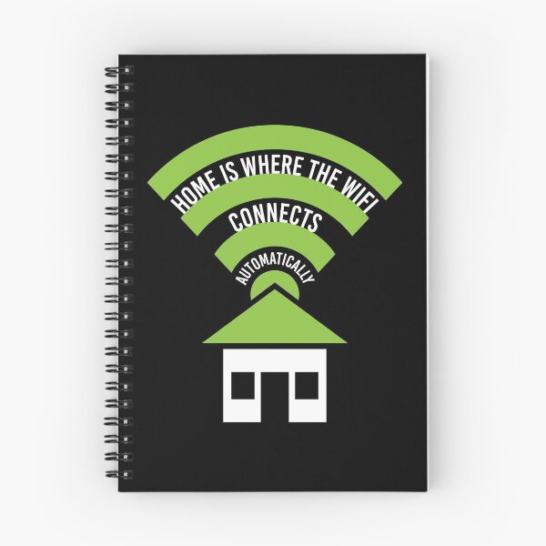 Item preview, Home Is Where The Wifi Connects Automatically Nerd designed and sold by anziehend.