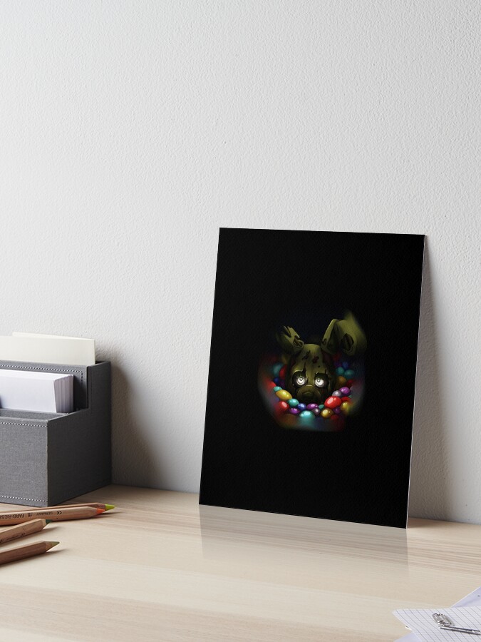 Into the Pit but it's Springtrap REMASTERED Art Board Print for Sale by  DragonessAnim