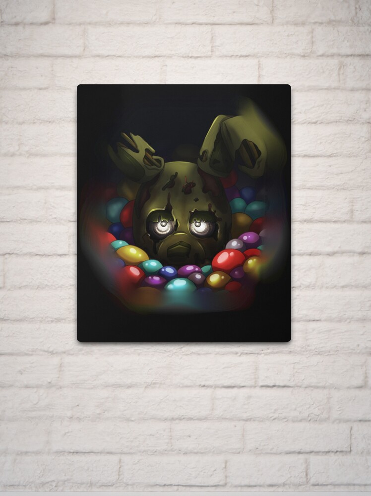 Into the Pit but it's Springtrap REMASTERED Art Print for Sale by