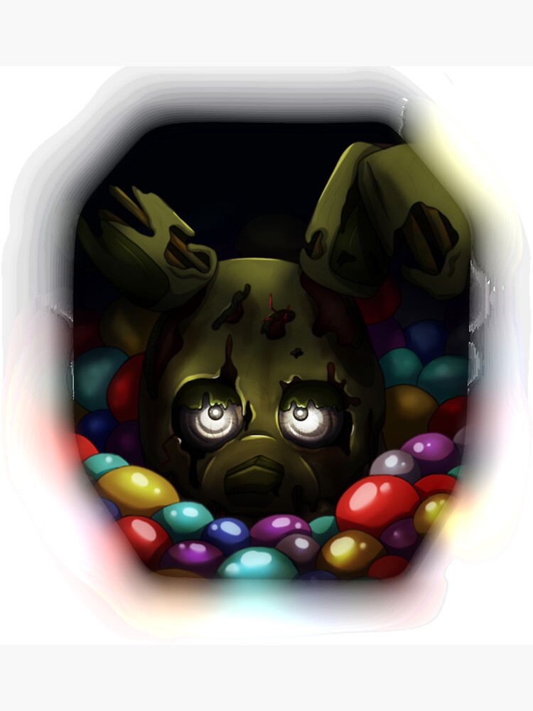 Into the Pit but it's Springtrap REMASTERED Art Board Print for Sale by  DragonessAnim