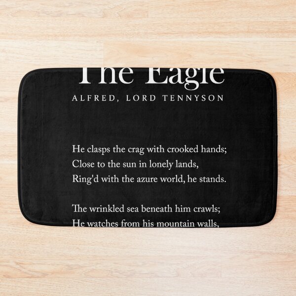 Item preview, The Eagle - Alfred, Lord Tennyson Poem - Literature - Typography Print 2 - Black designed and sold by Studio Grafiikka.