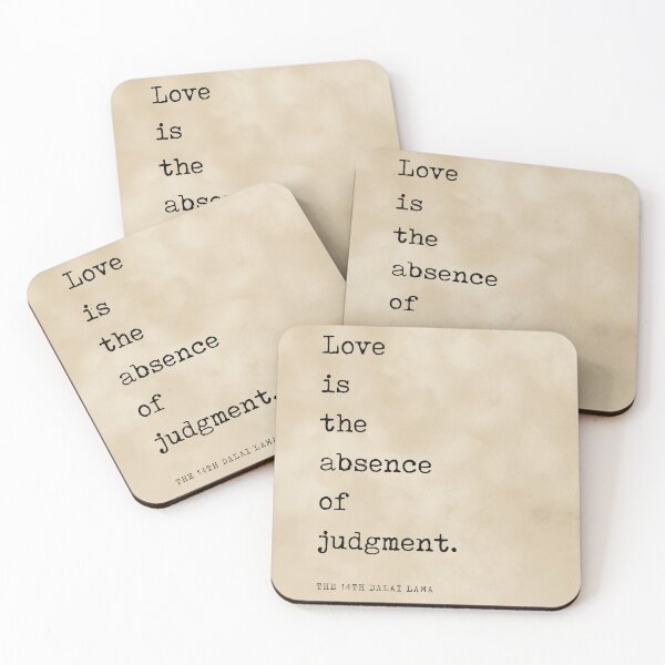 Artikelvorschau, Love is the absence of judgment - Dalai Lama Quote - Literature - Typewriter Print - Vintage entworfen und verkauft von Studio Grafiikka.