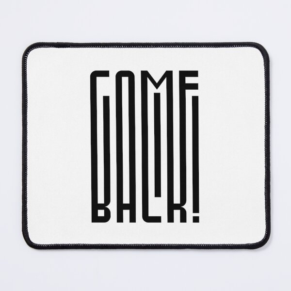 Item preview, Abstract Typography: "Come Back" in Black and White designed and sold by Viability Creative.