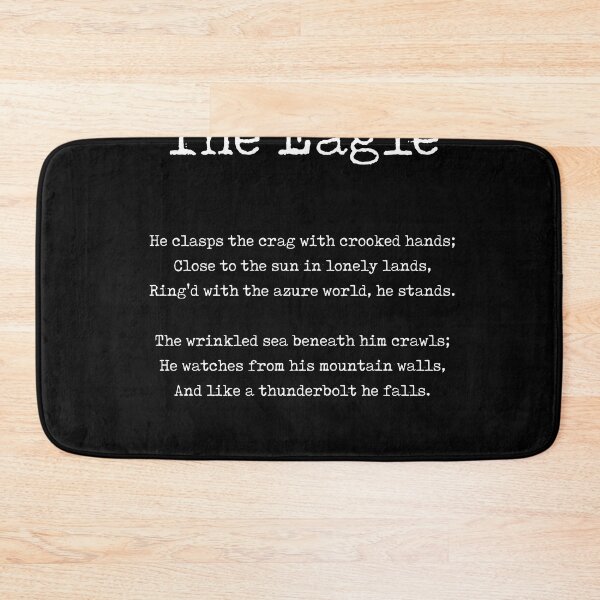 Item preview, The Eagle - Alfred, Lord Tennyson Poem - Literature - Typewriter Print 2 - Black designed and sold by Studio Grafiikka.