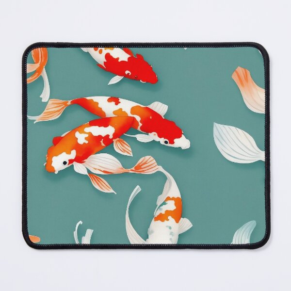 Item preview, Watercolor Koi Fish in Blue Waters designed and sold by tsurugidesigns.