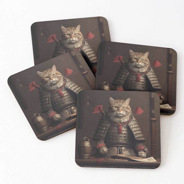Item preview, Samurai Cat Meditation designed and sold by scottevanse.