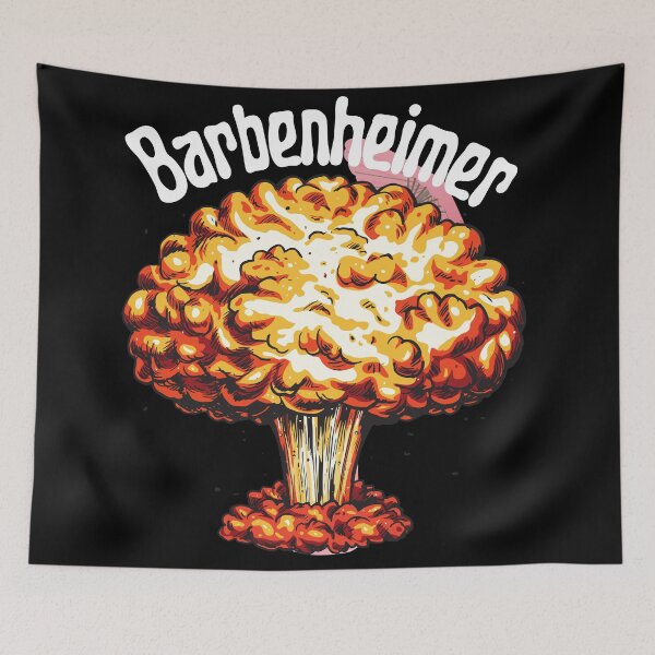 Item preview, Barbenheimer Mushroom Cloud Design designed and sold by Harsh  Katariya.