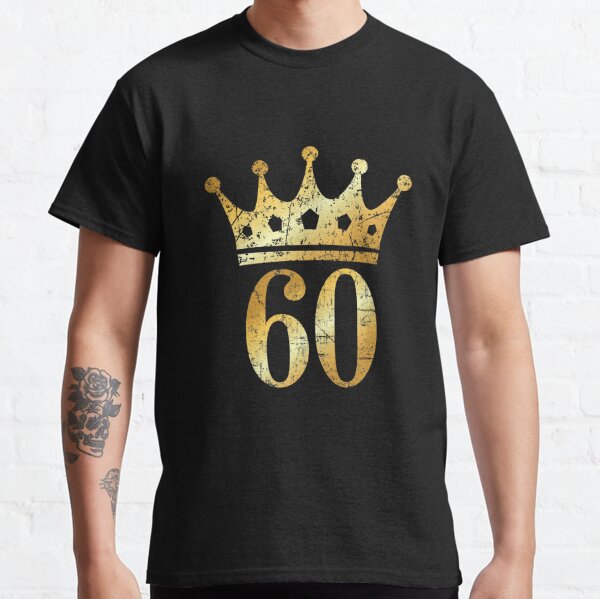 bougie d'anniversaire 60 - Crown - - or' T-shirt Homme