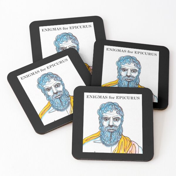 Item preview, Philosopher Doodle Portrait: Enigmas for Epicurus designed and sold by spldoodles.