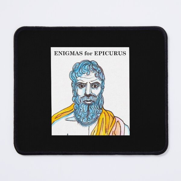 Item preview, Philosopher Doodle Portrait: Enigmas for Epicurus designed and sold by spldoodles.