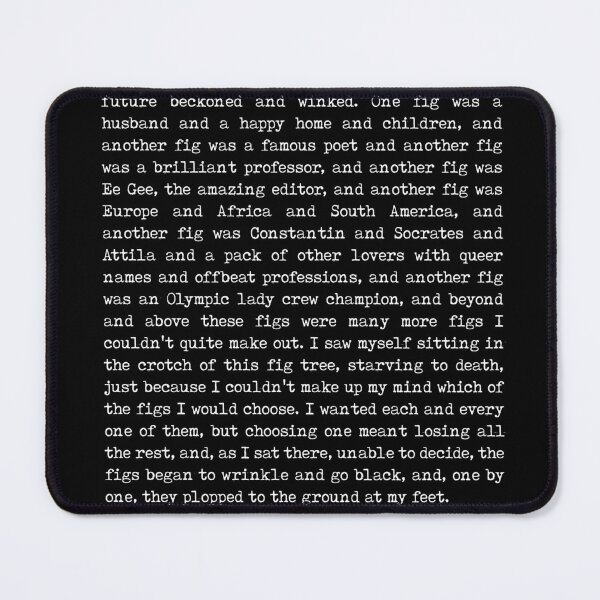 Item preview, The Bell Jar - Sylvia Plath Quote - Literature - Typewriter Print 2 - Black designed and sold by Studio Grafiikka.