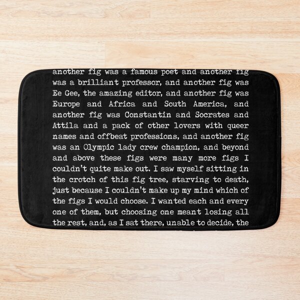 Item preview, The Bell Jar - Sylvia Plath Quote - Literature - Typewriter Print 2 - Black designed and sold by Studio Grafiikka.