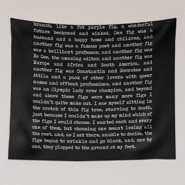 Item preview, The Bell Jar - Sylvia Plath Quote - Literature - Typewriter Print 2 - Black designed and sold by Studio Grafiikka.