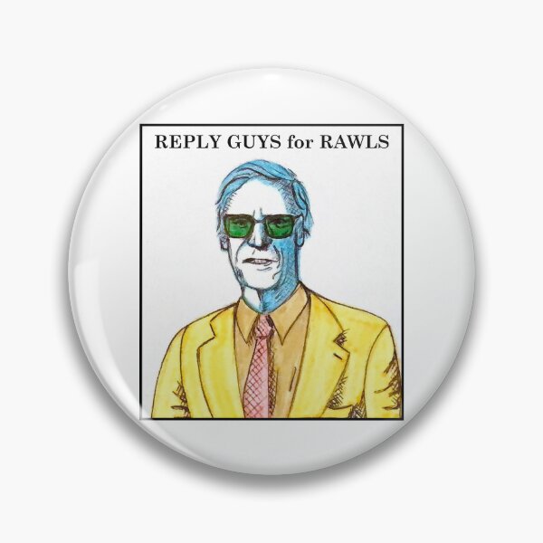 Item preview, Philosopher Doodle Portrait: Reply Guys for Rawls designed and sold by spldoodles.