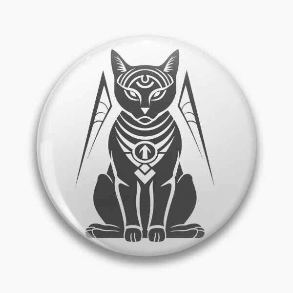 Item preview, Egyptian cat_Grey Cat designed and sold by LynnePham.