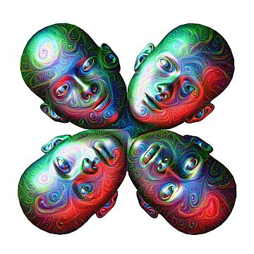 Artwork thumbnail, #DeepDream Masks - Heads 5x5K v1455792443 by blackhalt