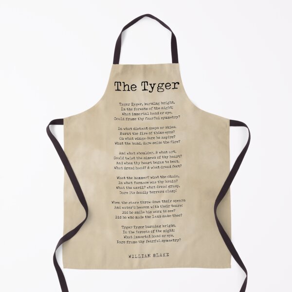 Item preview, The Tyger - William Blake Poem - Literature - Typewriter Print 3 - Vintage designed and sold by Studio Grafiikka.