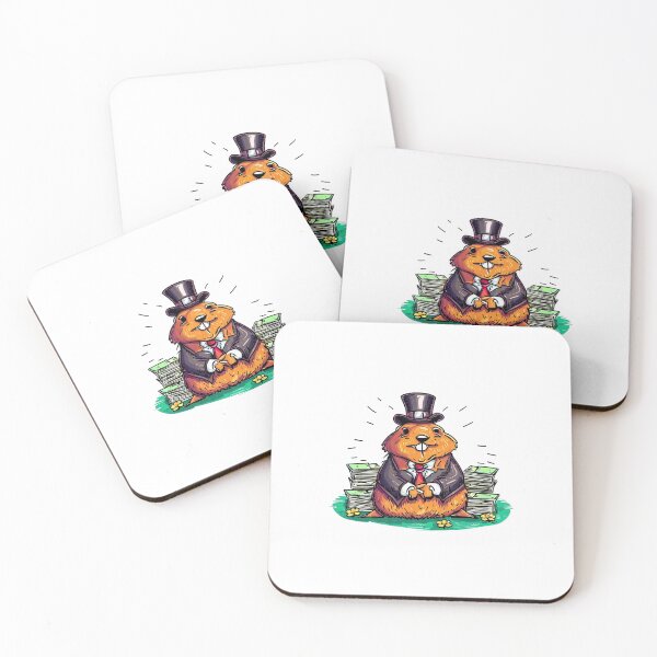 Item preview, Millionaire groundhog with his money designed and sold by GroundhogMs.
