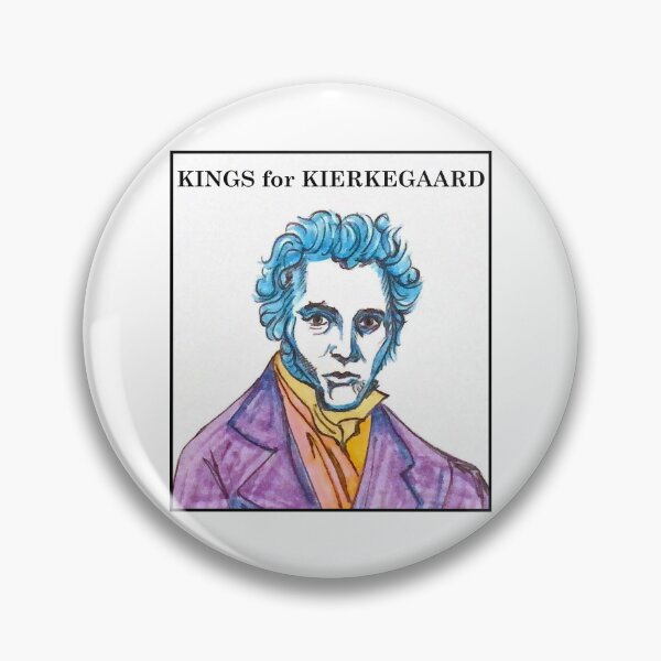 Artikelvorschau, Philosophen-Doodle-Porträt: Könige für Kierkegaard entworfen und verkauft von spldoodles.
