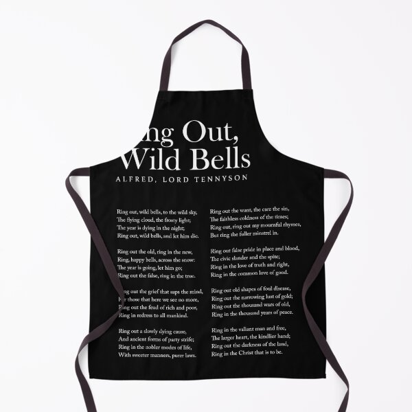 Item preview, Ring Out, Wild Bells - Alfred, Lord Tennyson Poem - Literature - Typography Print 2 - Black designed and sold by Studio Grafiikka.