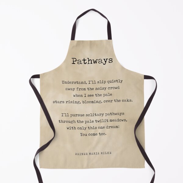 Item preview, Pathways - Rainer Maria Rilke Poem - Literature - Typewriter Print 3 - Vintage designed and sold by Studio Grafiikka.