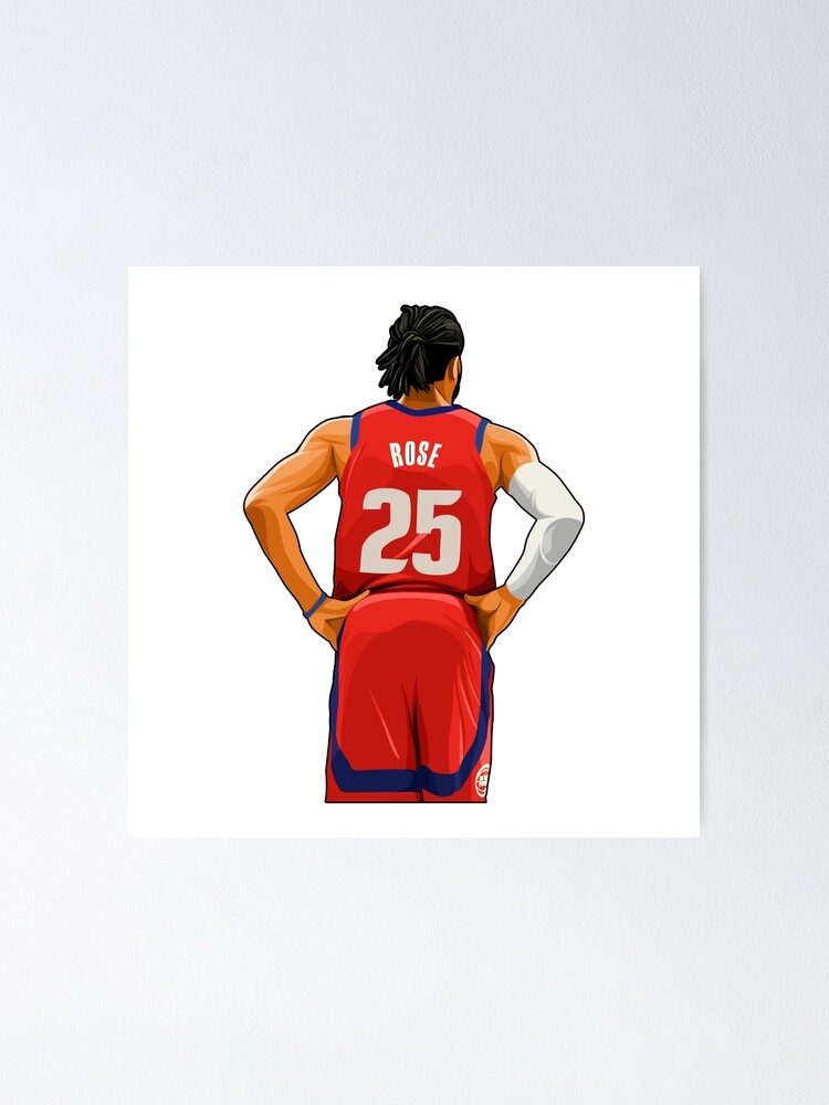 Derrick Rose #25 Game Focus Poster