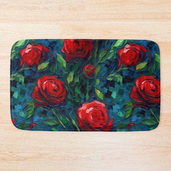 Item preview, Post-Impressionist Roses in Van Gogh's style designed and sold by TheMerch-er.