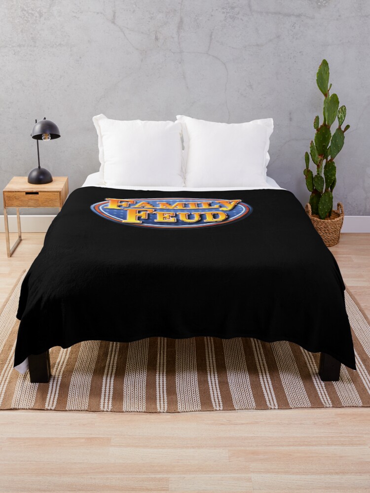 Thumbnail 1 of 6, Throw Blanket, Cool Family Feud Game Show, Retro 90s Family Feud, Cool Graphic, Amazing Idea designed and sold by AlishGriggs.