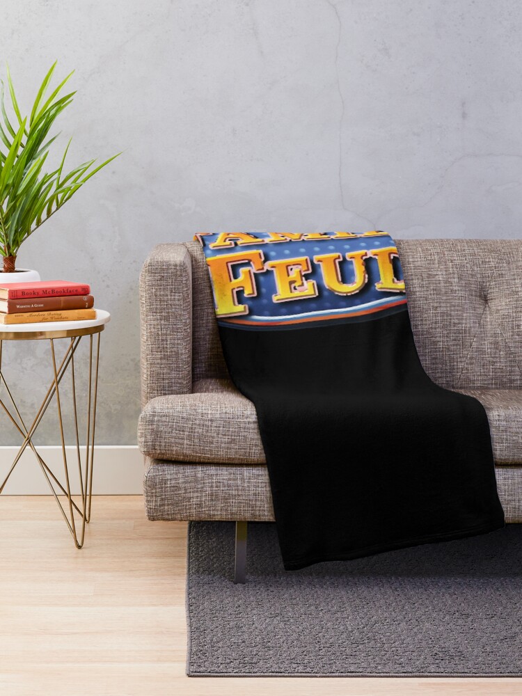 Thumbnail 2 of 6, Throw Blanket, Cool Family Feud Game Show, Retro 90s Family Feud, Cool Graphic, Amazing Idea designed and sold by AlishGriggs.