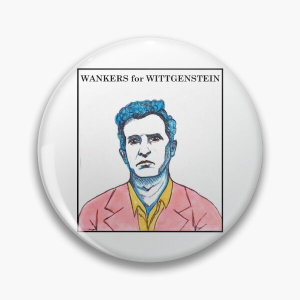 Item preview, Philosopher Doodle Portrait: Wankers for Wittgenstein designed and sold by spldoodles.