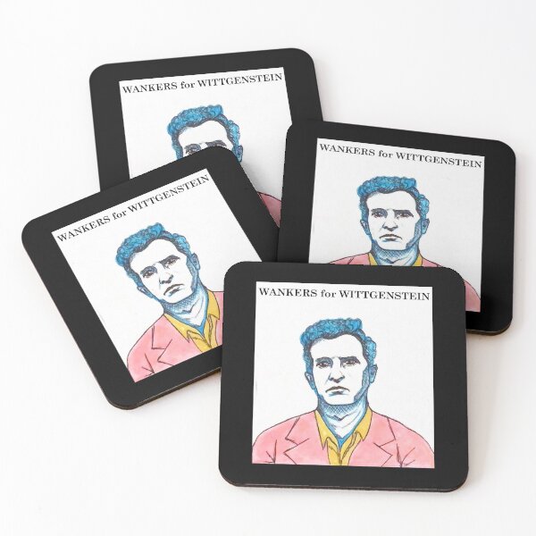 Item preview, Philosopher Doodle Portrait: Wankers for Wittgenstein designed and sold by spldoodles.