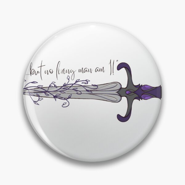 Item preview, Eowyn "I am no man" book quote version "but no living man am I" | lord of the rings inspired sticker designed and sold by erynngalen.