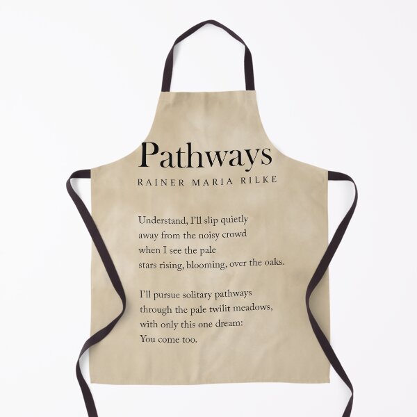 Item preview, Pathways - Rainer Maria Rilke Poem - Literature - Typography Print 3 - Vintage designed and sold by Studio Grafiikka.