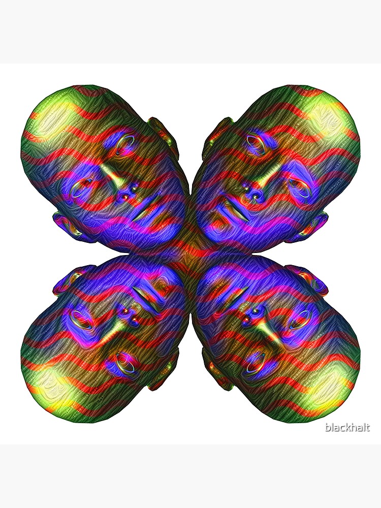 #DeepDream Masks - Heads - Butterfly 5x5K v1455803831 by blackhalt