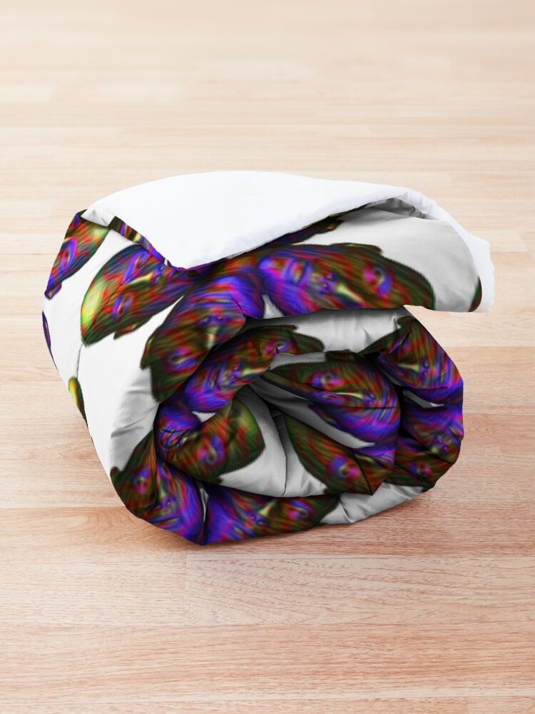 Alternate view of #DeepDream Masks - Heads - Butterfly 5x5K v1455803831 Comforter