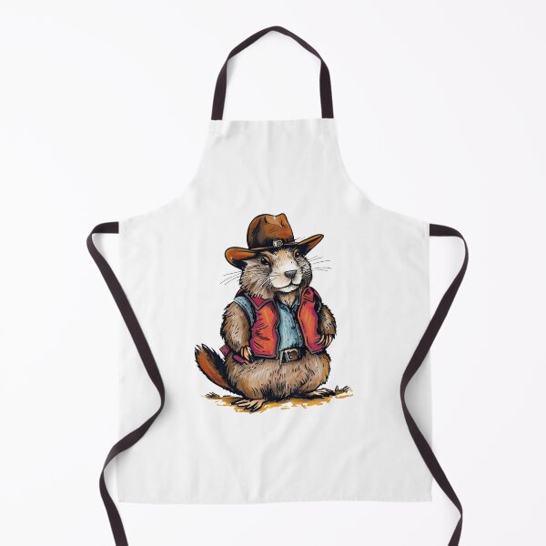 Item preview, Old west cowboy groundhog designed and sold by GroundhogMs.