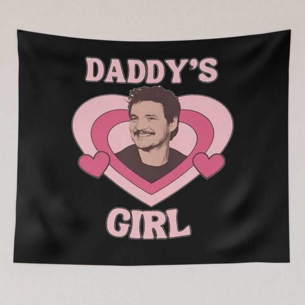 Item preview, Daddy’s Girl Pedro Pascal designed and sold by AlishGriggs.
