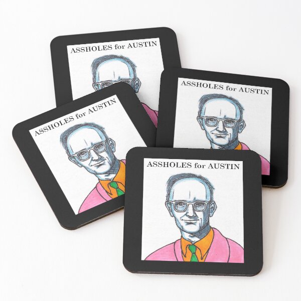 Item preview, Philosopher Doodle Portrait: Assholes for Austin designed and sold by spldoodles.