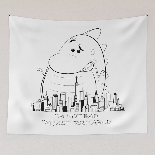 Item preview, Cute Zilla designed and sold by giovanni monasta.