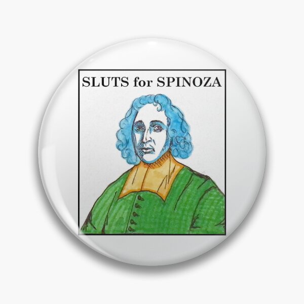 Item preview, Philosopher Doodle Portrait: Sluts for Spinoza designed and sold by spldoodles.