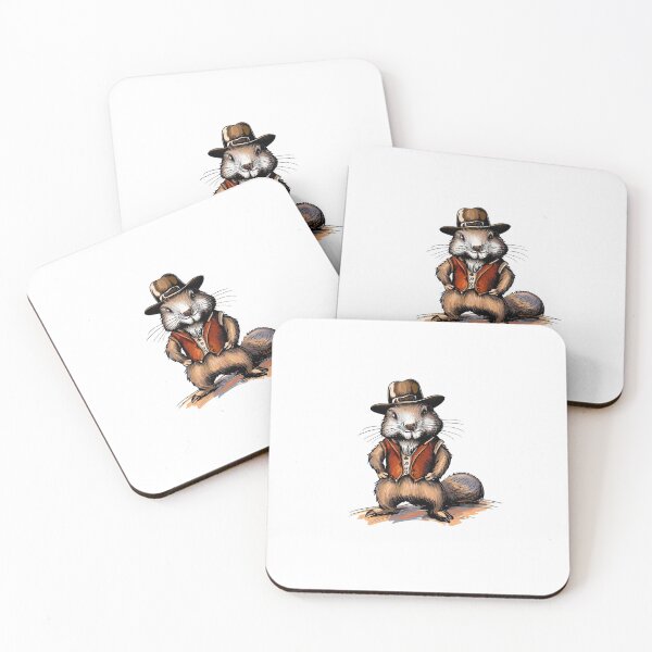 Item preview, Cowboy groundhog ready for combat designed and sold by GroundhogMs.