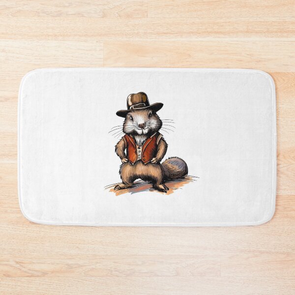 Item preview, Cowboy groundhog ready for combat designed and sold by GroundhogMs.
