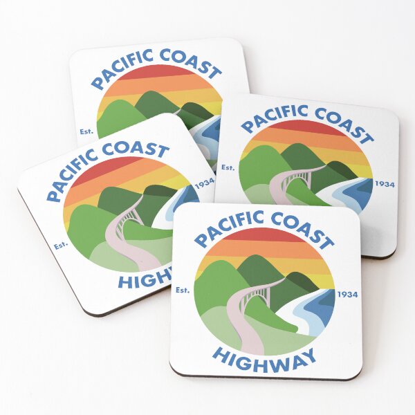 Item preview, Pacific Coast Highway Logo designed and sold by zhutodesigns.