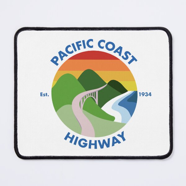 Item preview, Pacific Coast Highway Logo designed and sold by zhutodesigns.