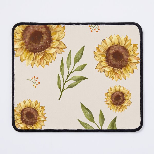 Item preview, Watercolor Sunflower Pattern, Sunflower Decor, Gift for Mom, Floral Pattern designed and sold by Chicheyani.