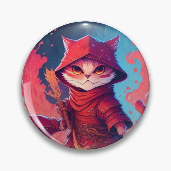 Item preview, Fire Wizard Cat designed and sold by LEVI SALVIAN JANITRA.