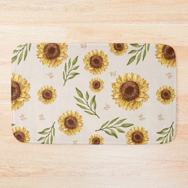 Item preview, Watercolor Sunflower Pattern, Sunflower Decor, Gift for Mom, Floral Pattern  designed and sold by Chicheyani.