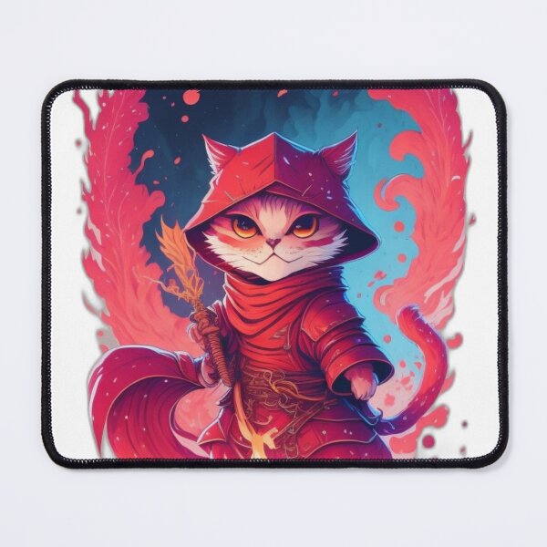 Item preview, Fire Wizard Cat designed and sold by LEVI SALVIAN JANITRA.